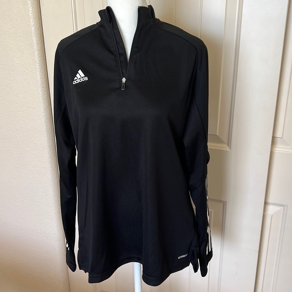 Adidas AEROREADY WARM QUARTER-ZIP TRAINING TOP in L